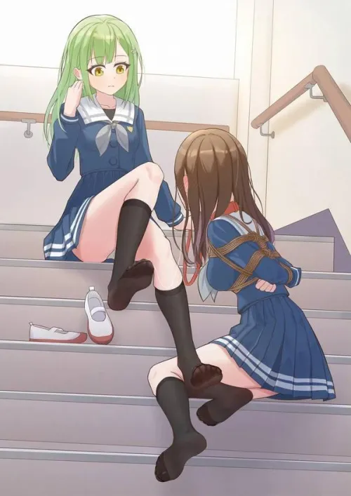 How convenient it is when there is a hierarchy in the class. No need to think twice. Higher - humiliate. Lower - obey and do whatever the fuck normal people want from you