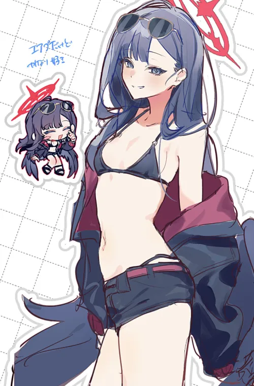 Ichika's new swimsuit skin (Blue Archive)