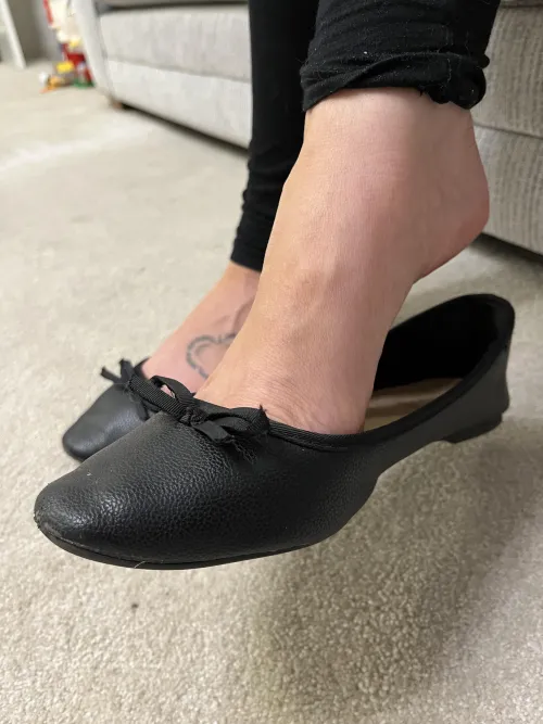 If you’re a good boy I’ll let you take my shoe off