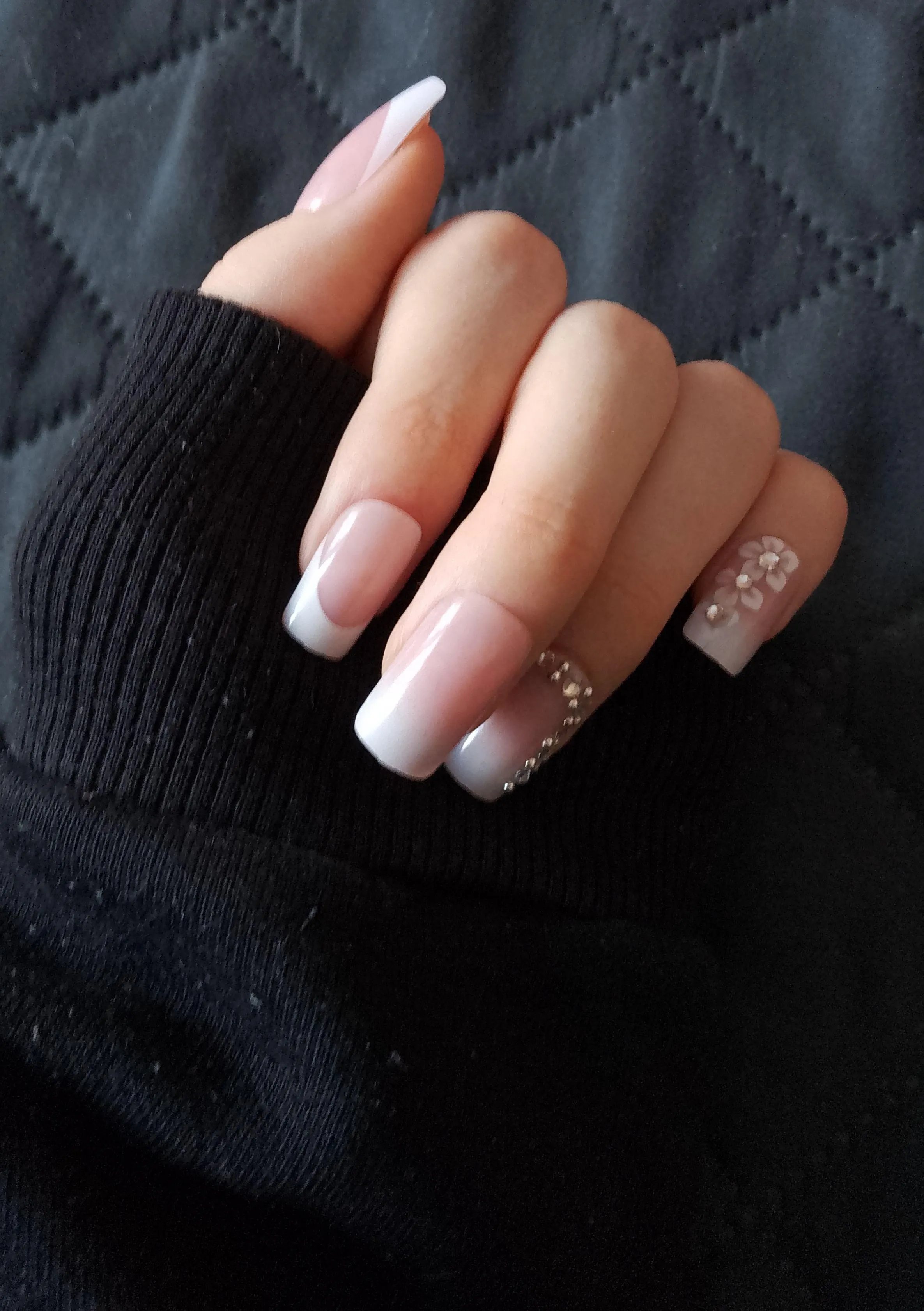 Nails of my friend who would love to hear lewd stuff about them