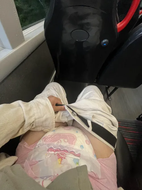 Ops i accidentally flooded my diaper but im still a big boy