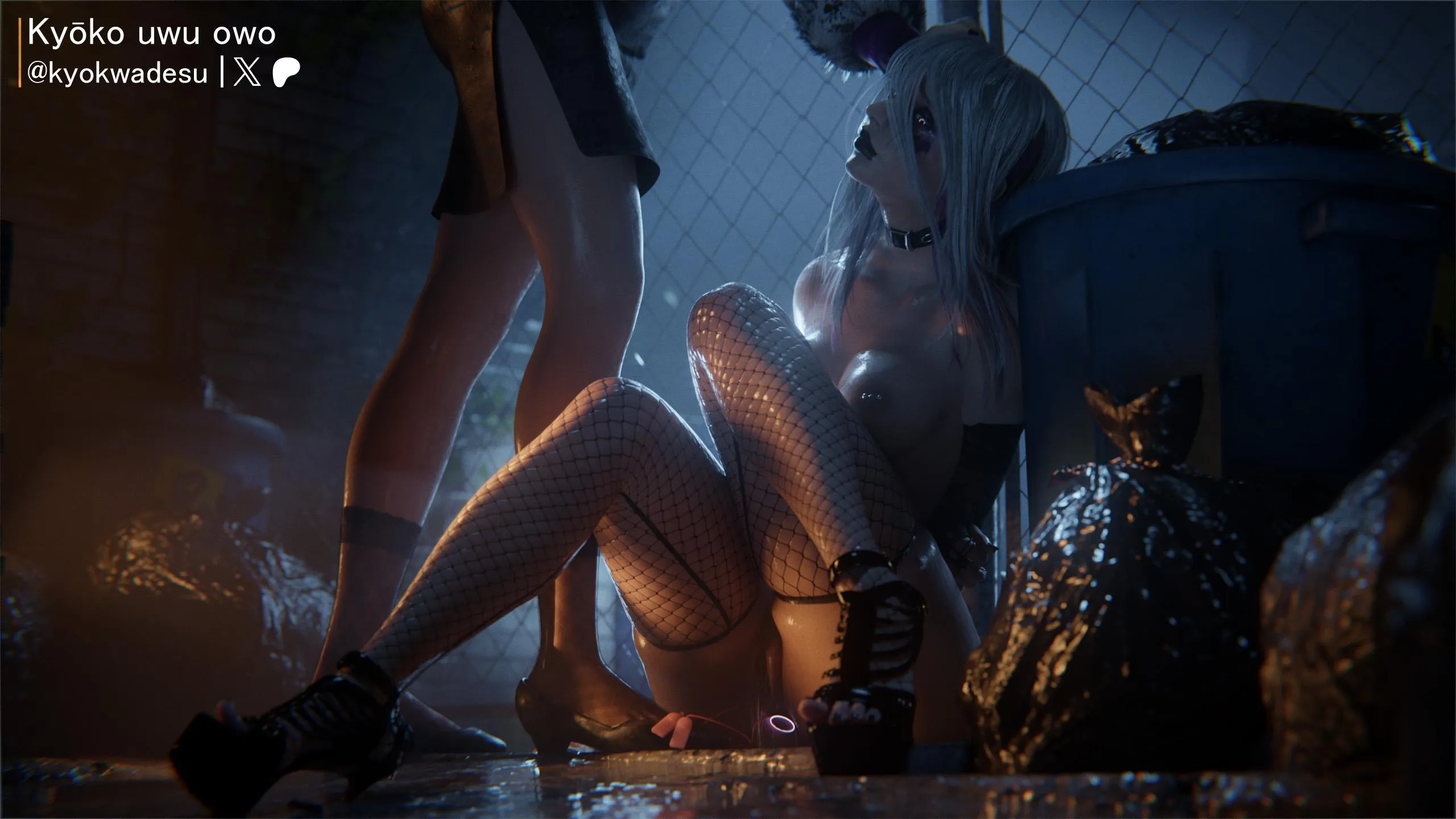 Sable Ward x Yun-Jin Lee alley things (OC, kyokwadesu)