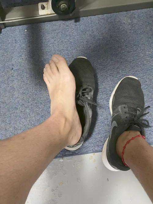 Sweaty after a long run