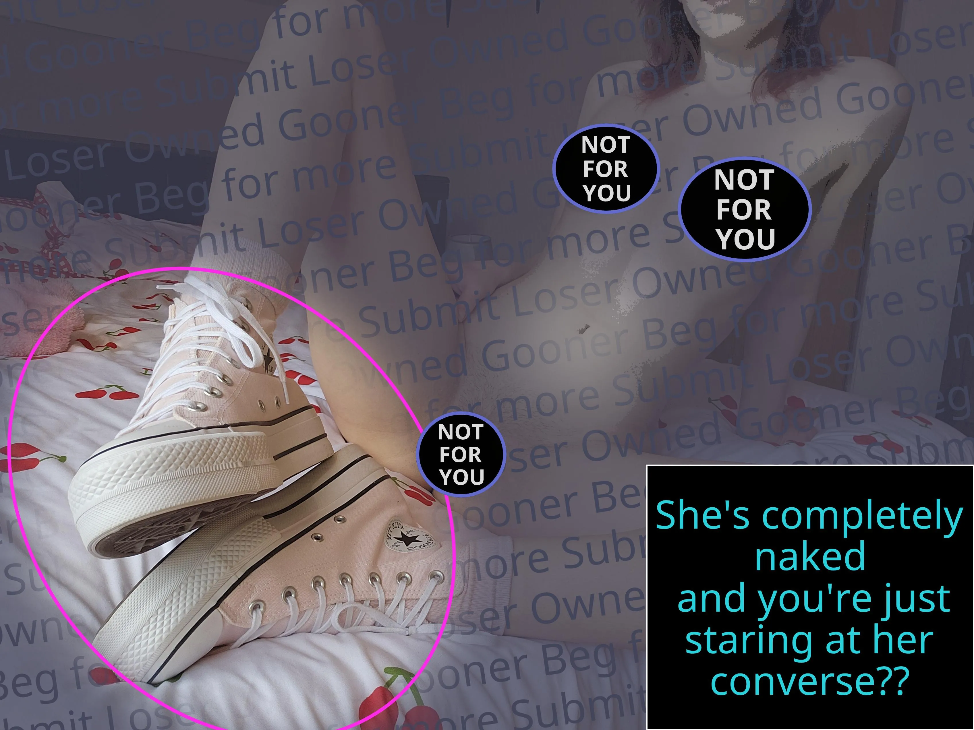 This is who you are. A beta cuck who spurts while paying to be censored and controlled This is who you are. A beta cuck who spurts while paying to be censored and controlled