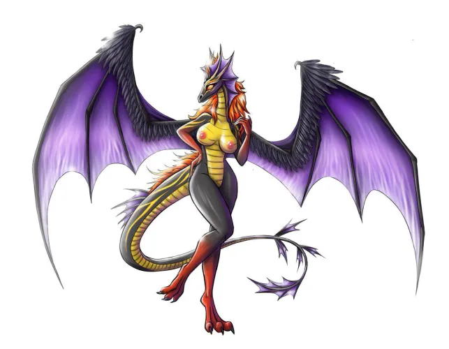 Anthro dragon (by me)