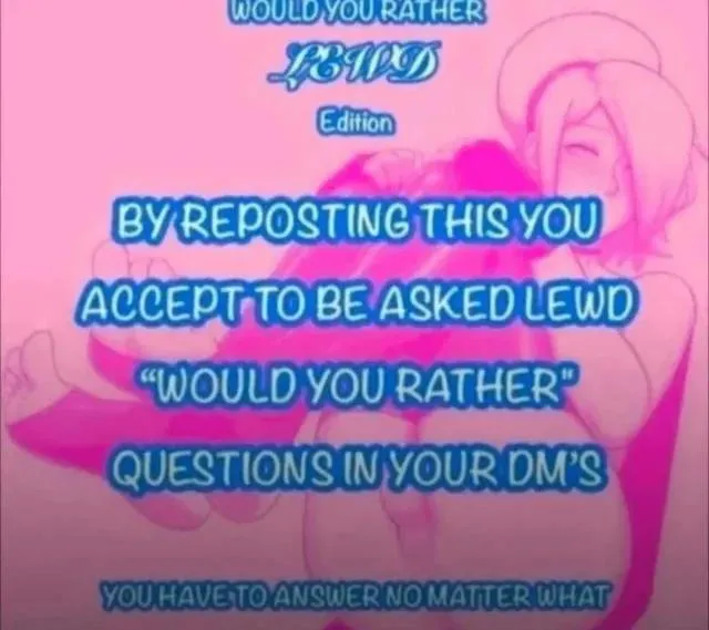 Any questions or would you rather.