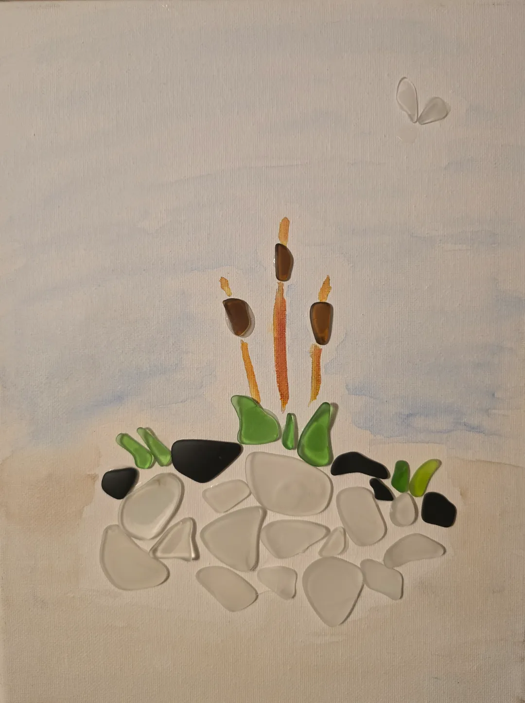 Finally some progress on the recycled glass project!