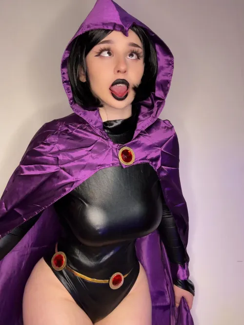 @graciewaifux as Raven (Teen Titans)