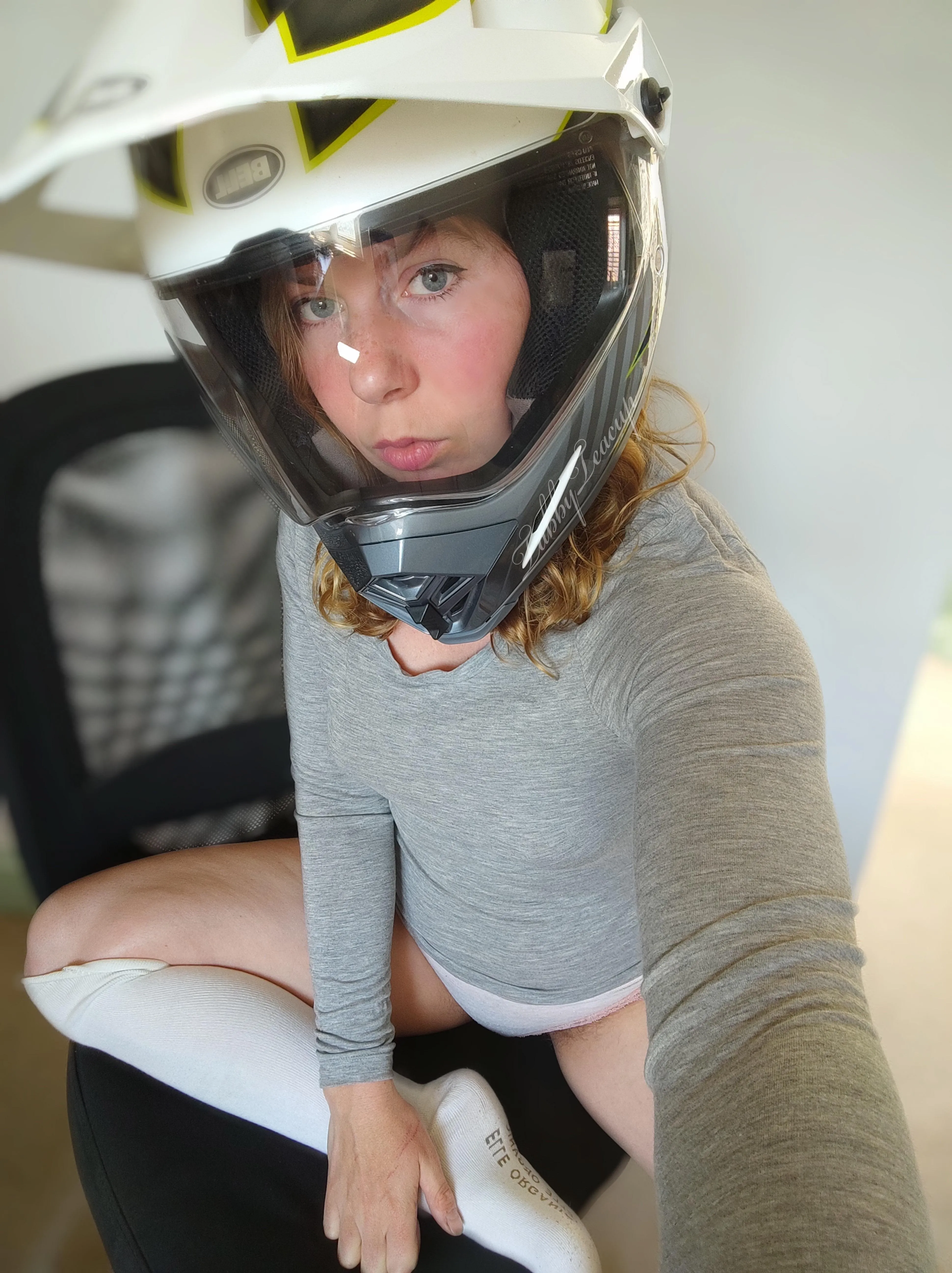 Hello from this side of my visor