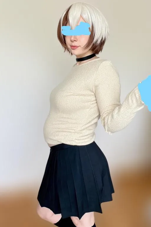 Himiko Toga cosplay + belly round. you right now: 😍