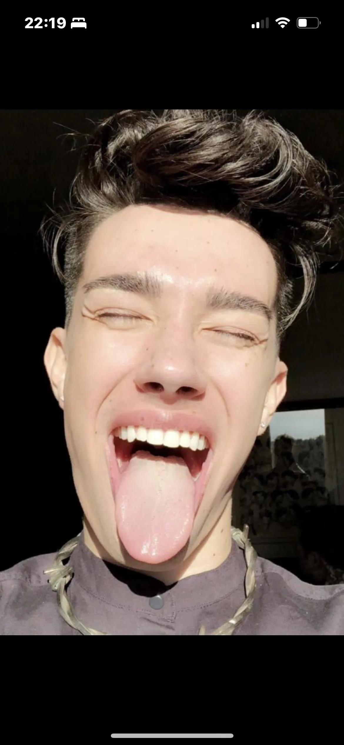 His tongue is so delicious
