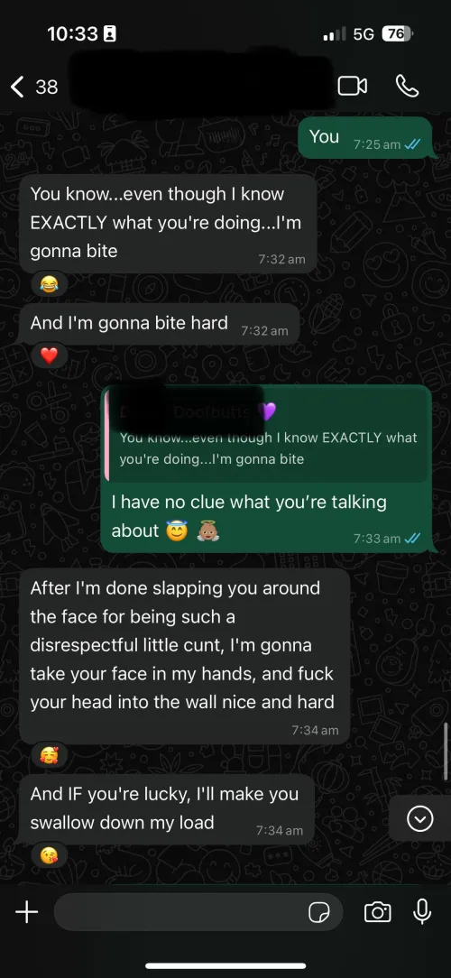 I love being his Bunny