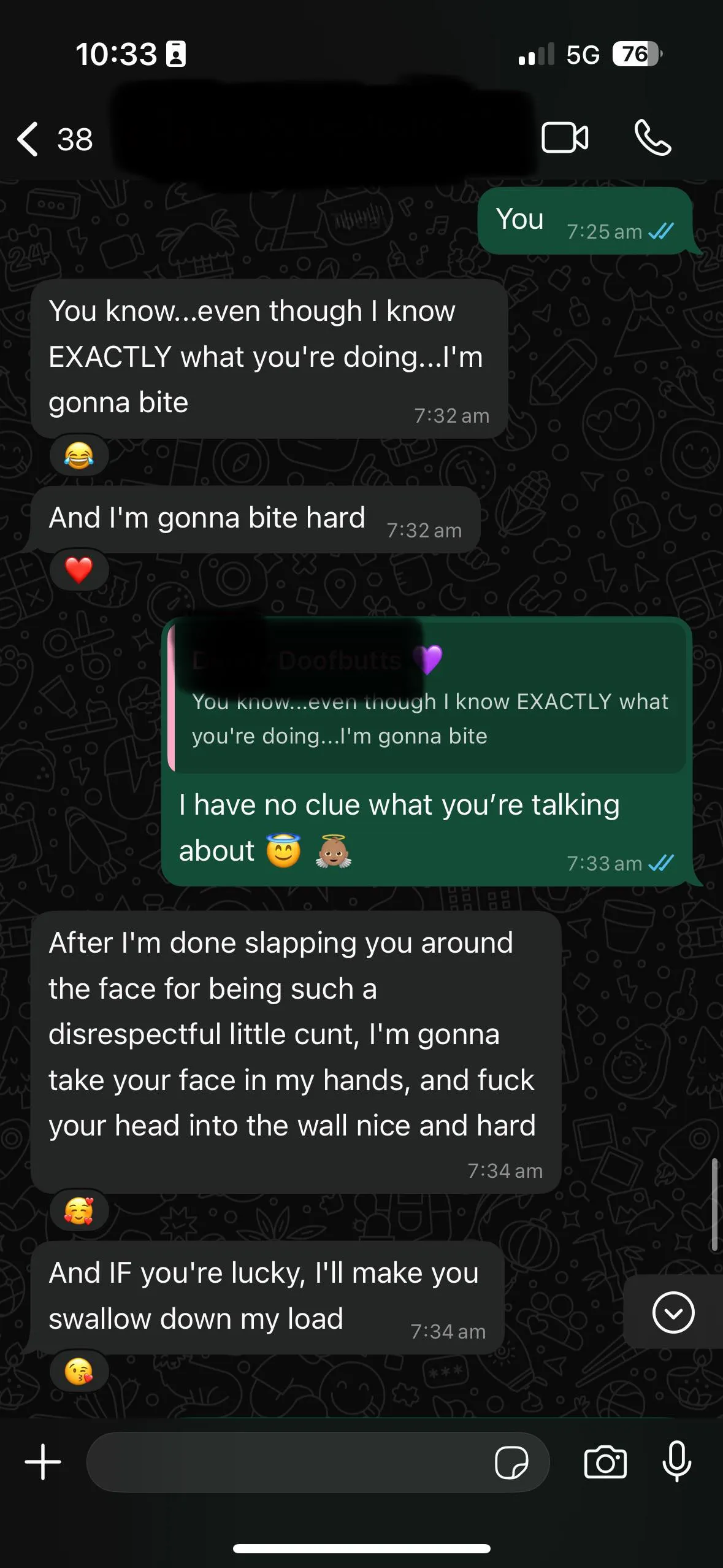 I love being his Bunny