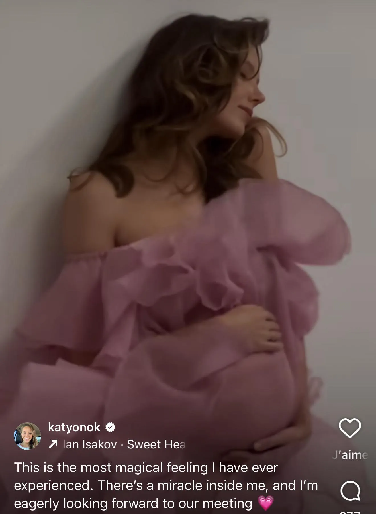 Katya Clover is pregnant