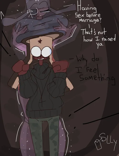 Mother and son (USSR and Russia)