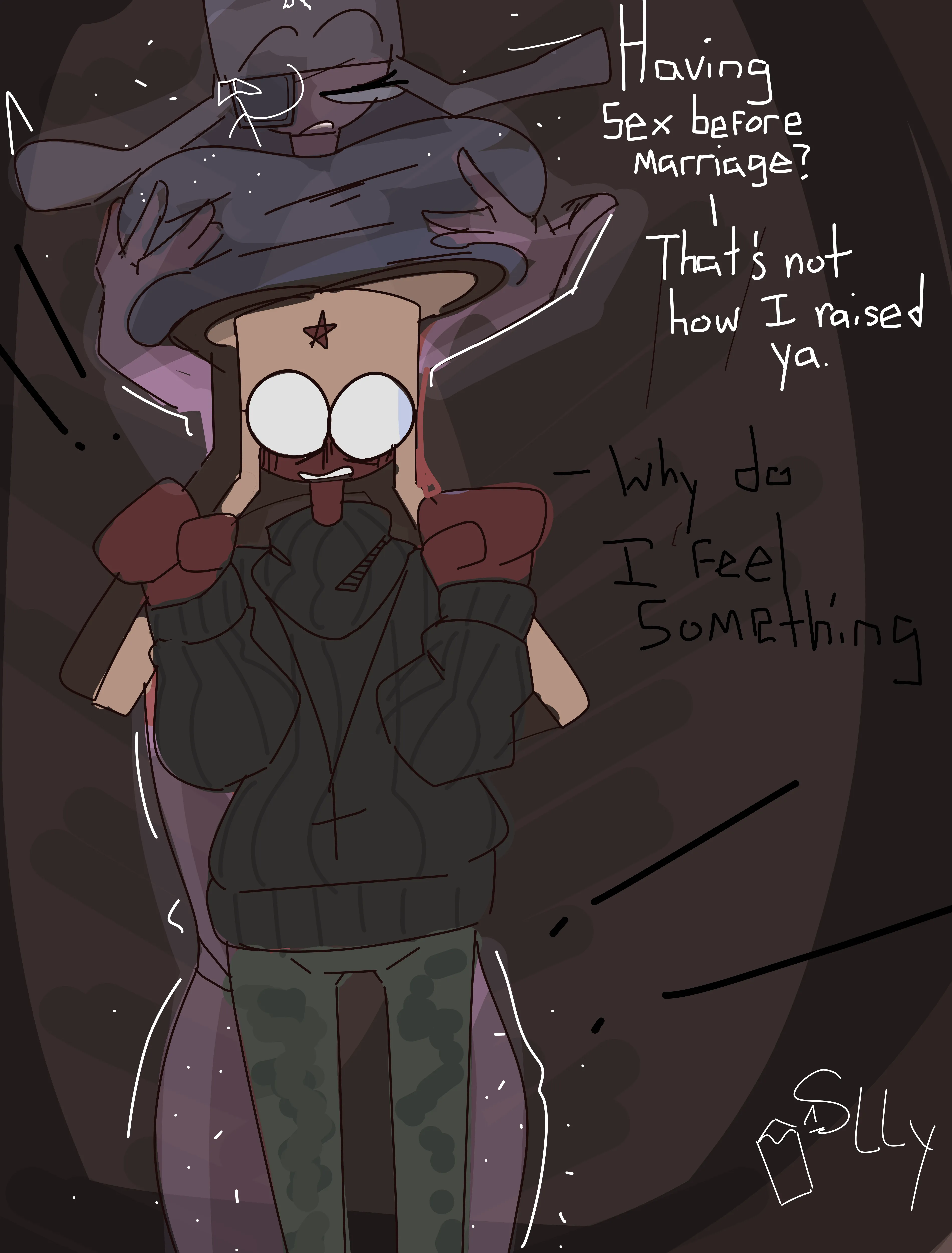 Mother and son (USSR and Russia)