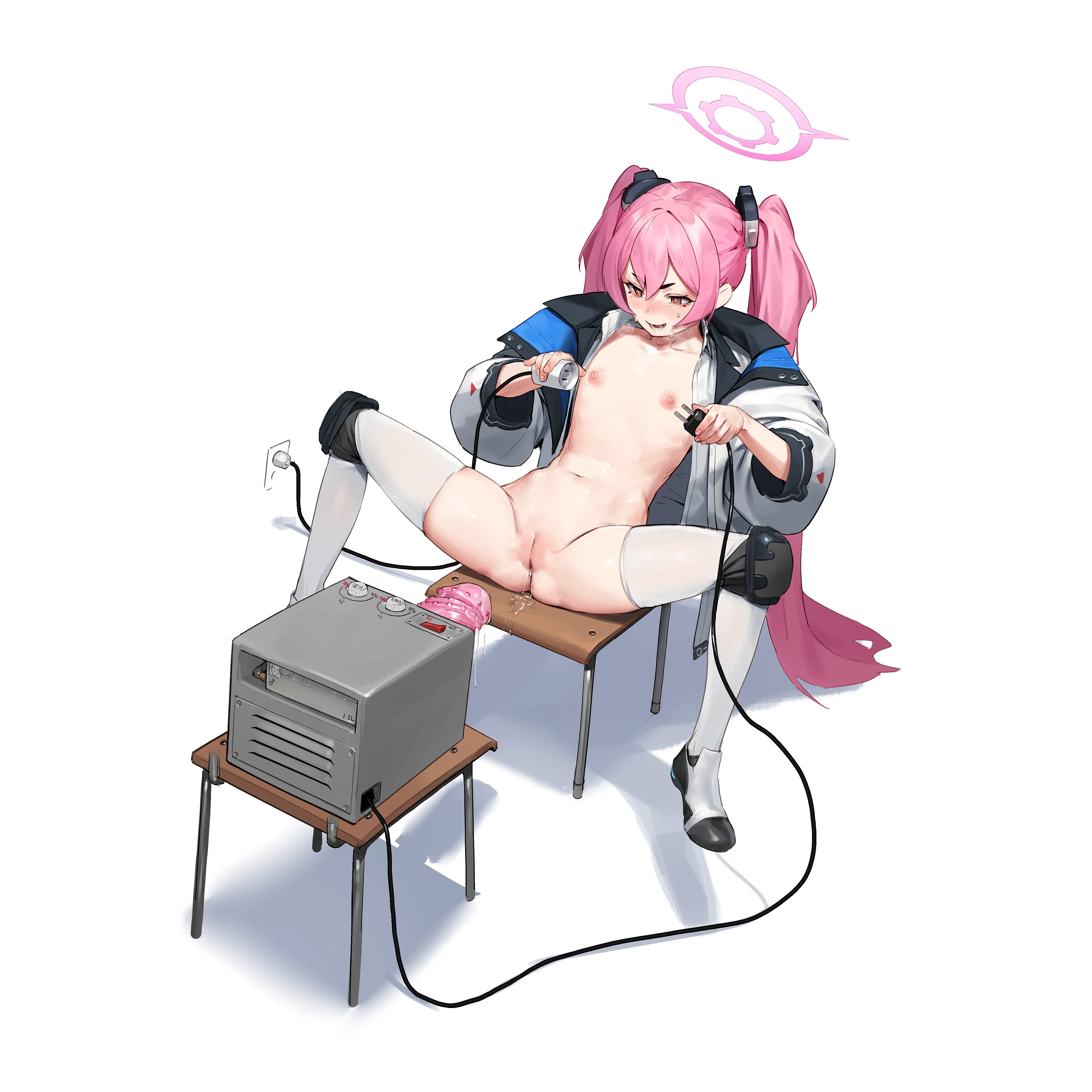 She's excited to see how well her new toy works