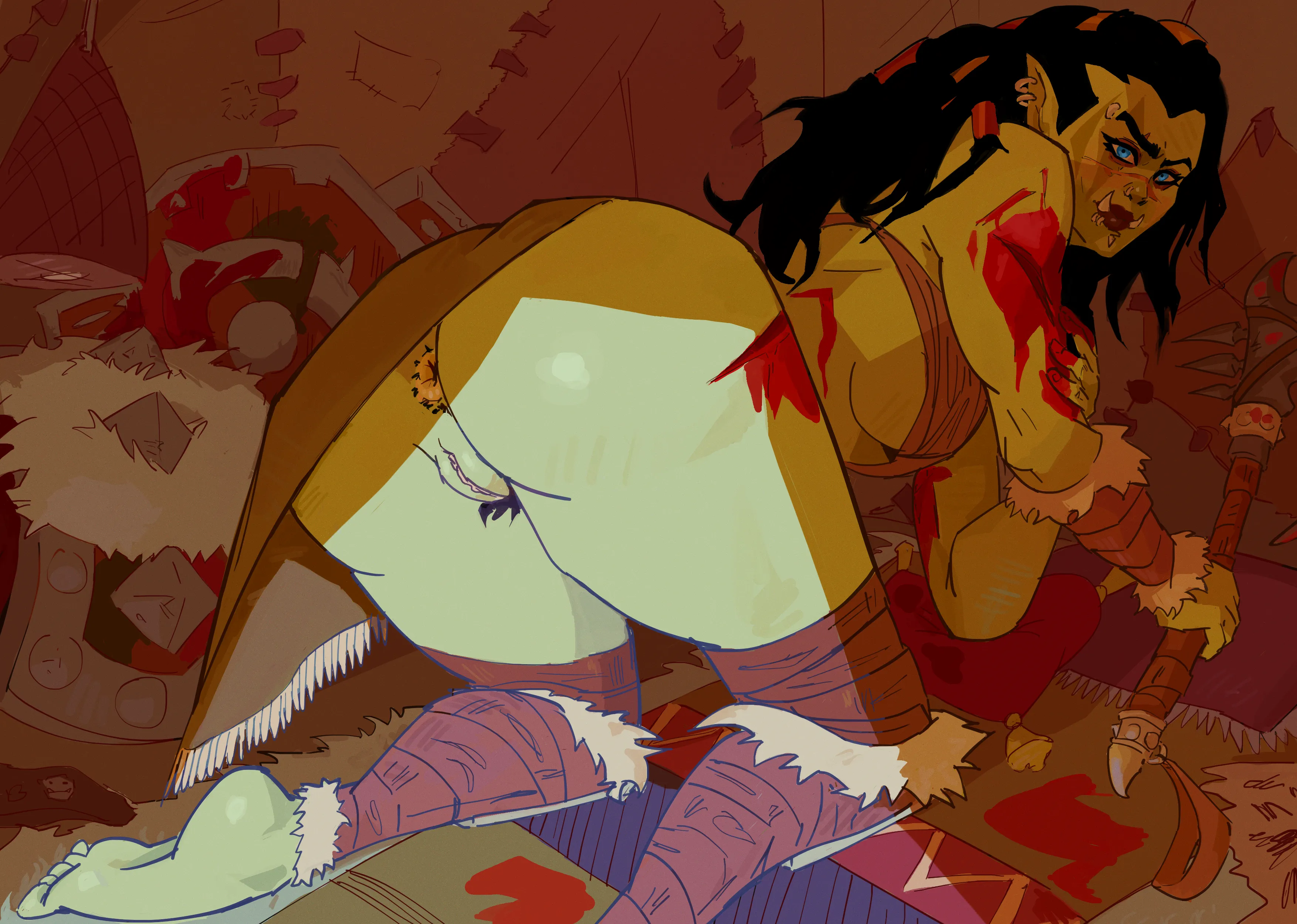 Warsong Commander rest after the hunt (Lyart)