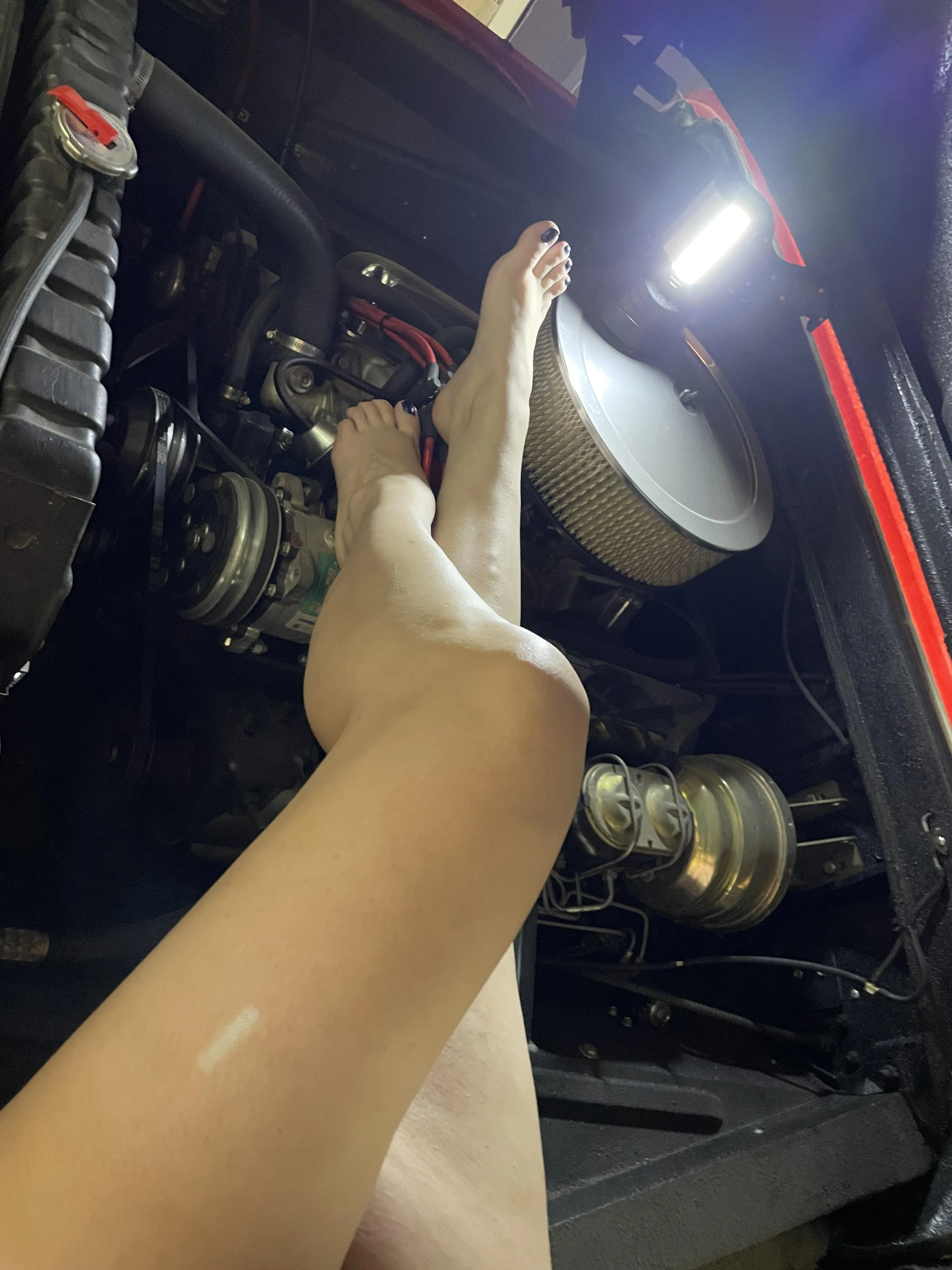 When you’re the model and the mechanic 😉