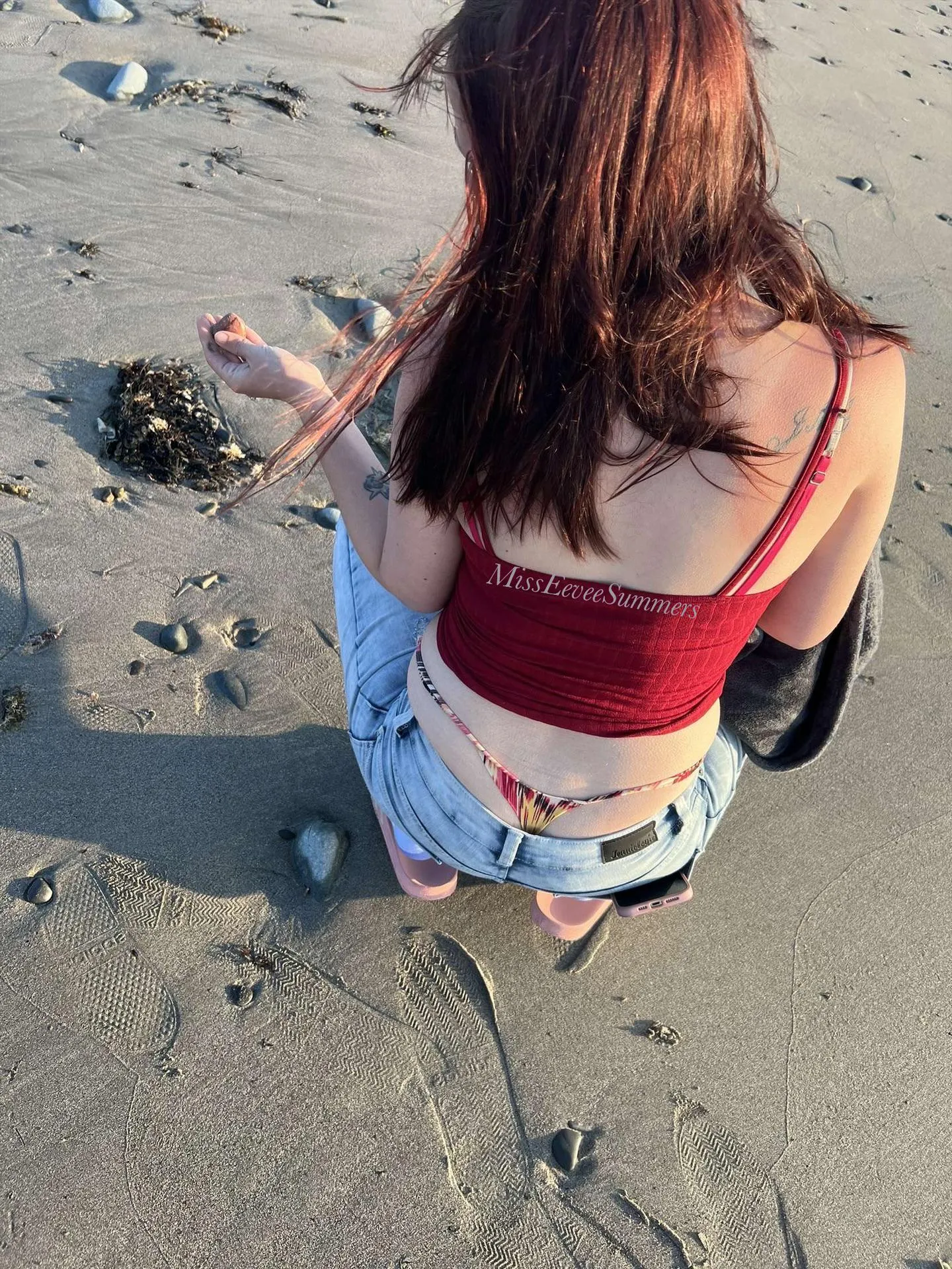 A whale tail in its natural habitat 😅