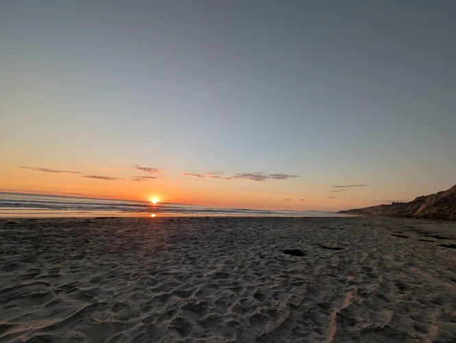 Beautiful sunset from Wed eve