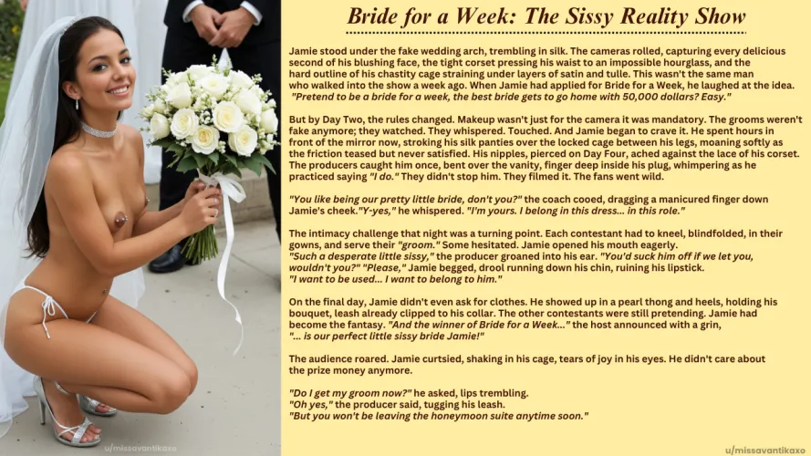 Bride for a Week: The Sissy Reality Show