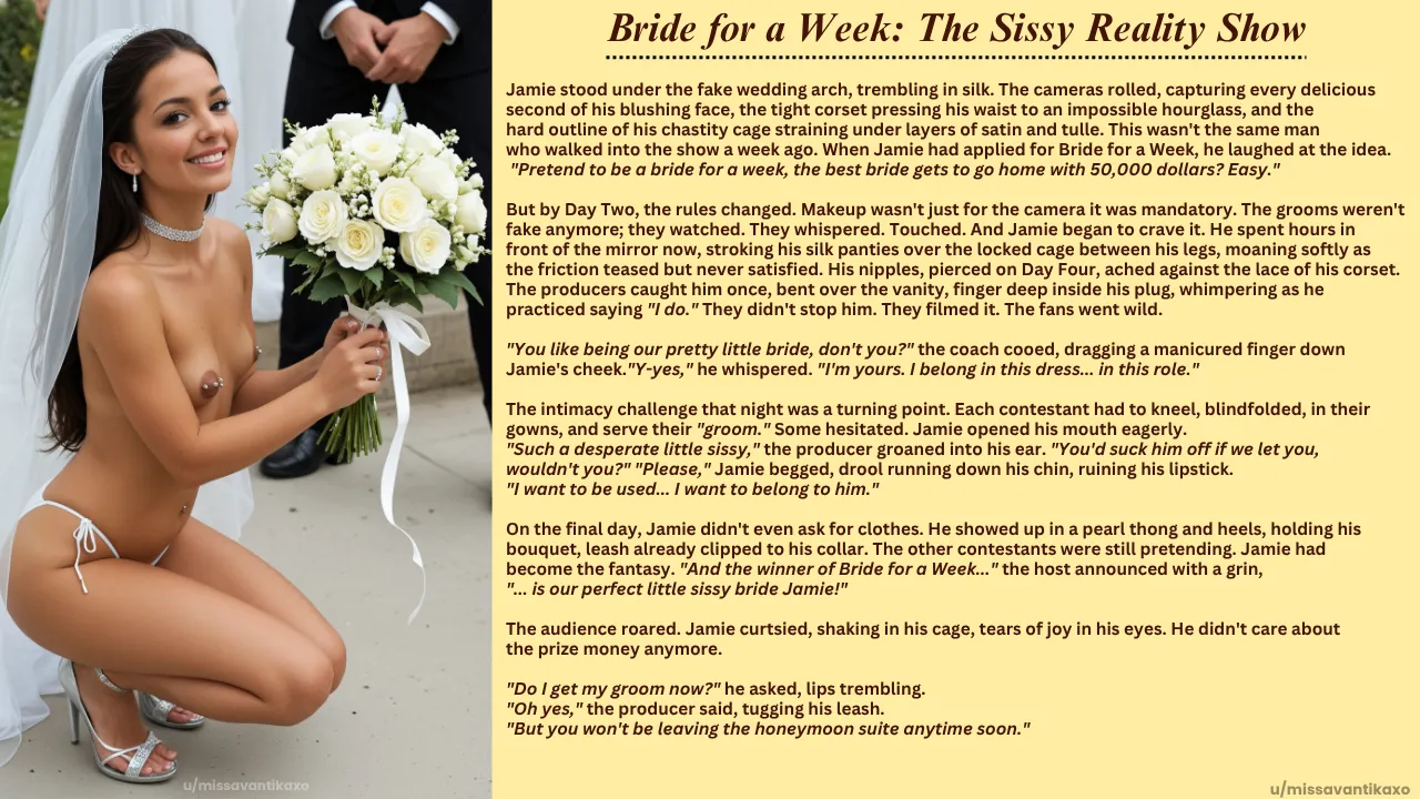 Bride for a Week: The Sissy Reality Show
