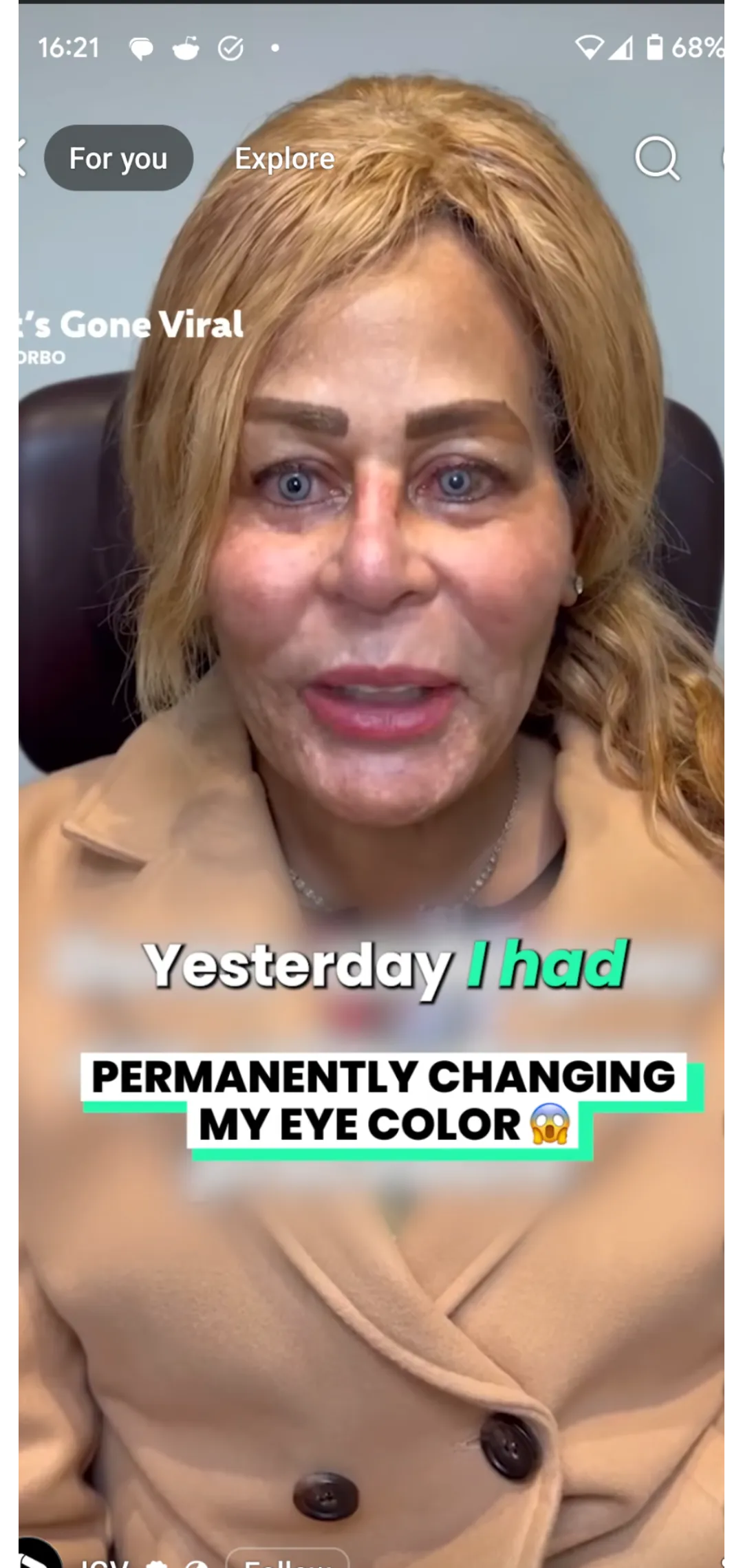 Eye colour surgery and more...