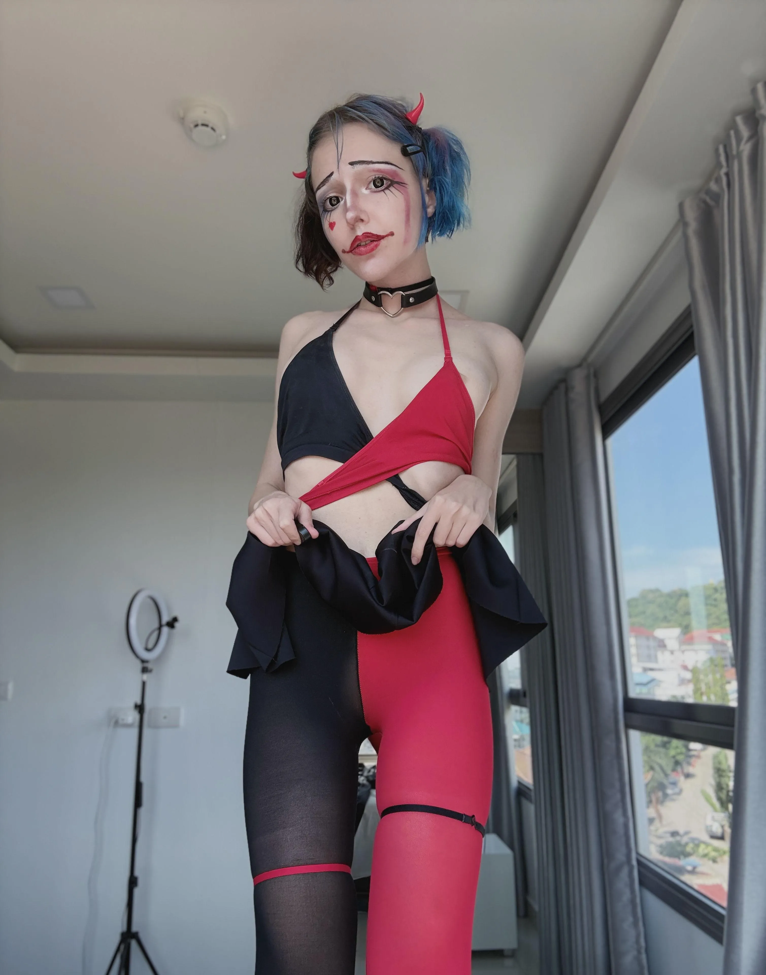 hiding surprises under my clown skirt