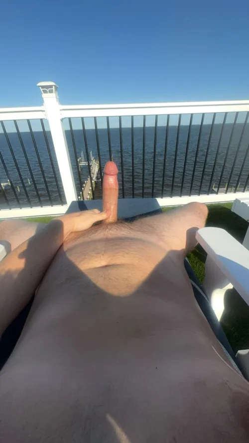 Hotel rooftop in Bahamas