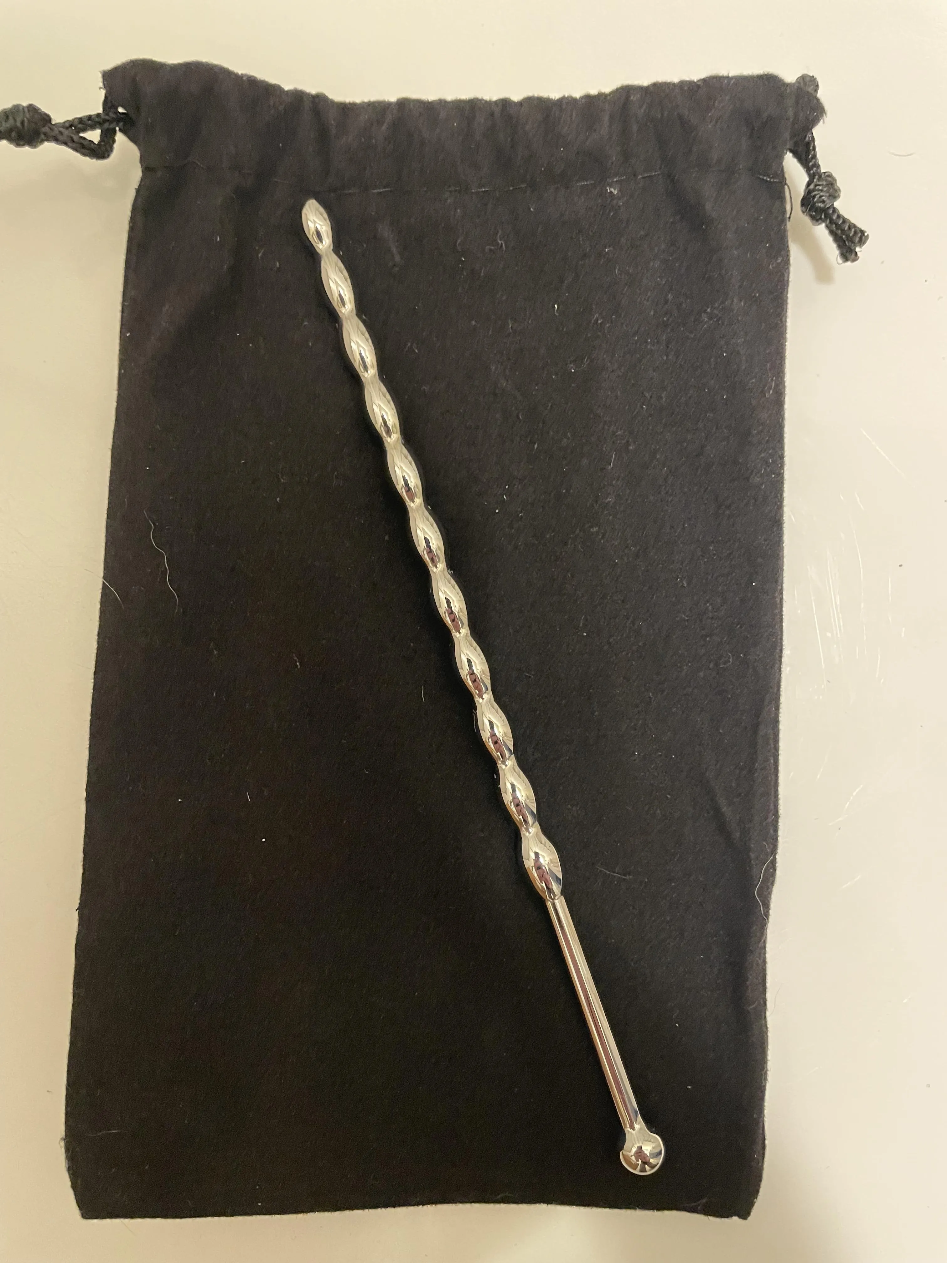 I bought a new rod and my cock swallowed the whole thing