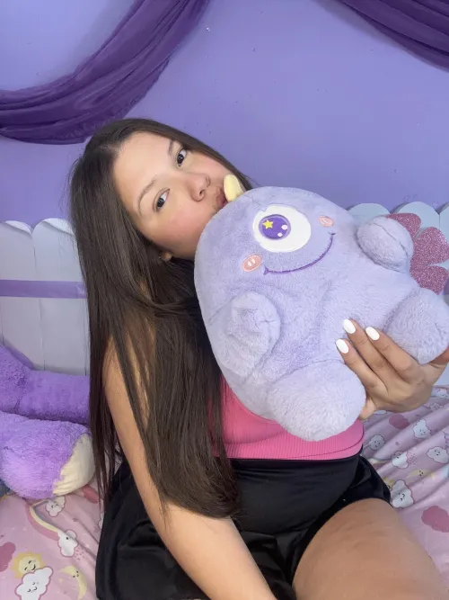 i sooo love purple stuffies