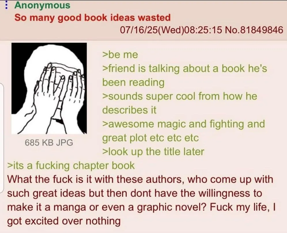 its a fucking chapter book