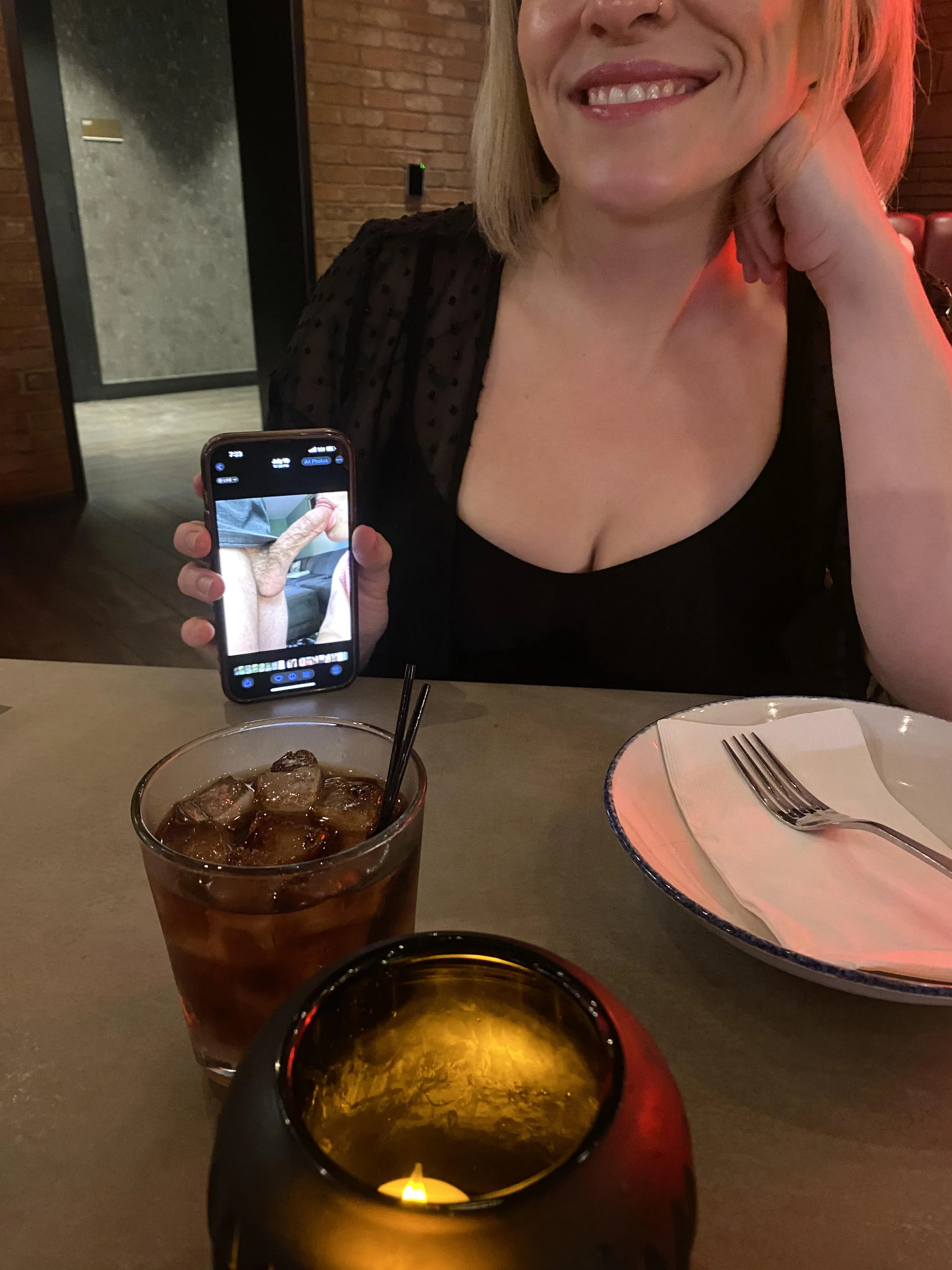 It’s my birthday dinner, deciding on some fun positions for the evening 😇