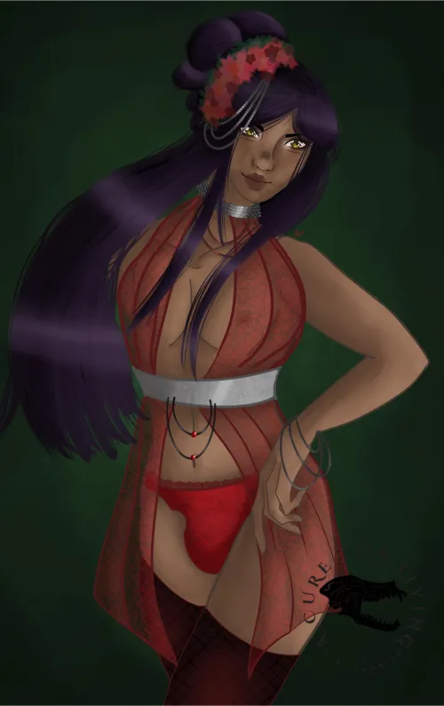 Kai in red [oc] [Ringfall]