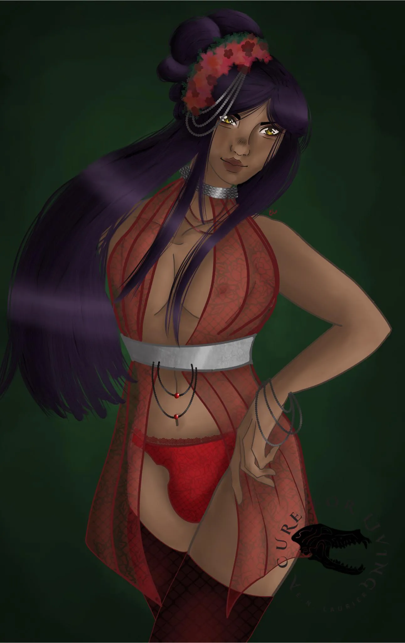 Kai in red [oc] [Ringfall]