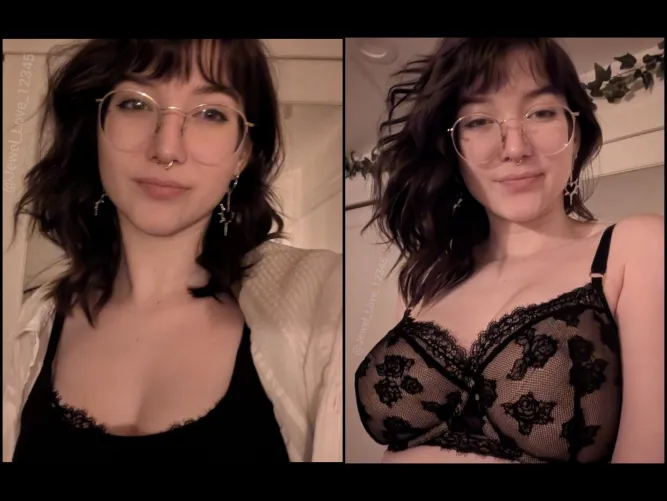 Me before and after you start to undress me