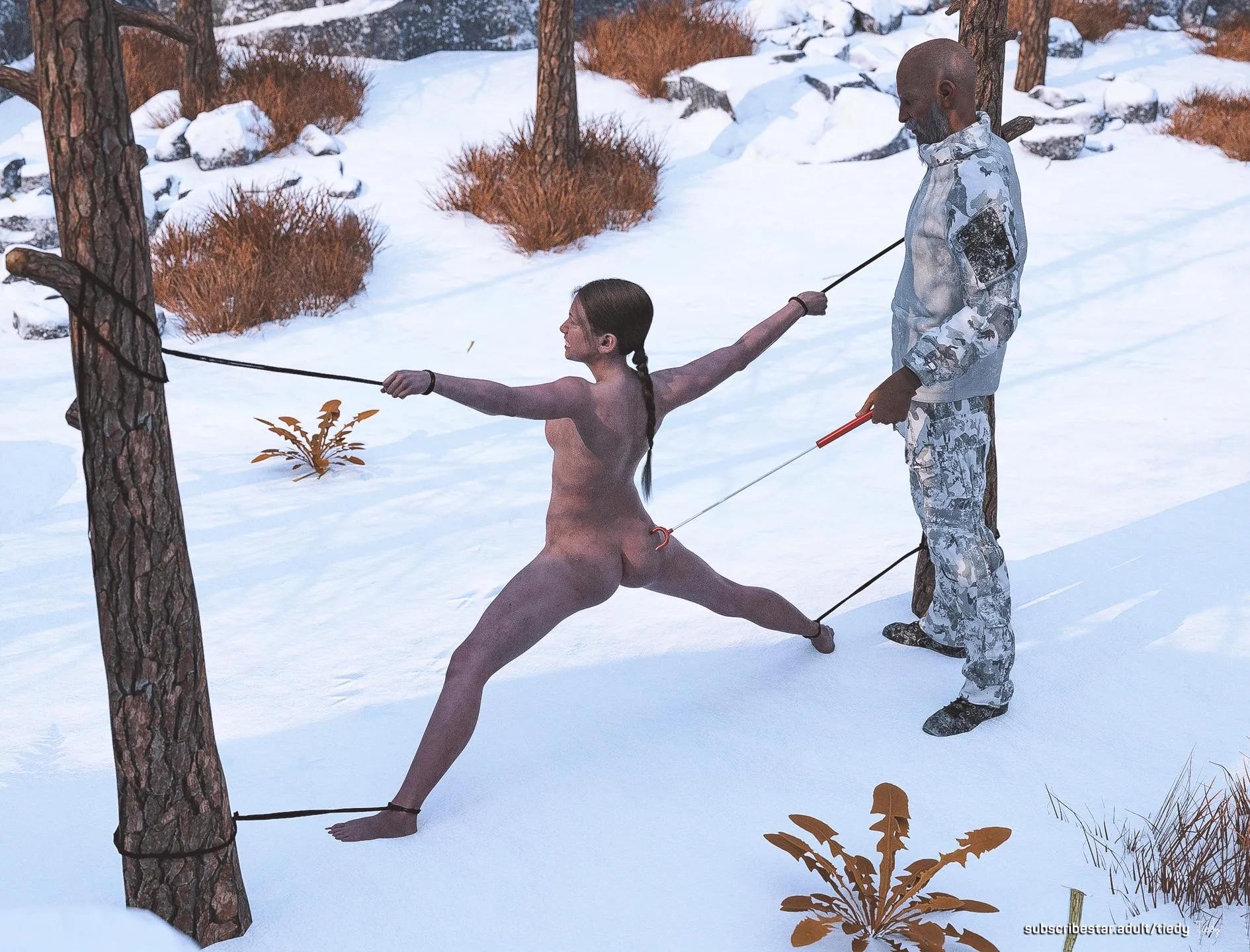 Spread in the snow 5