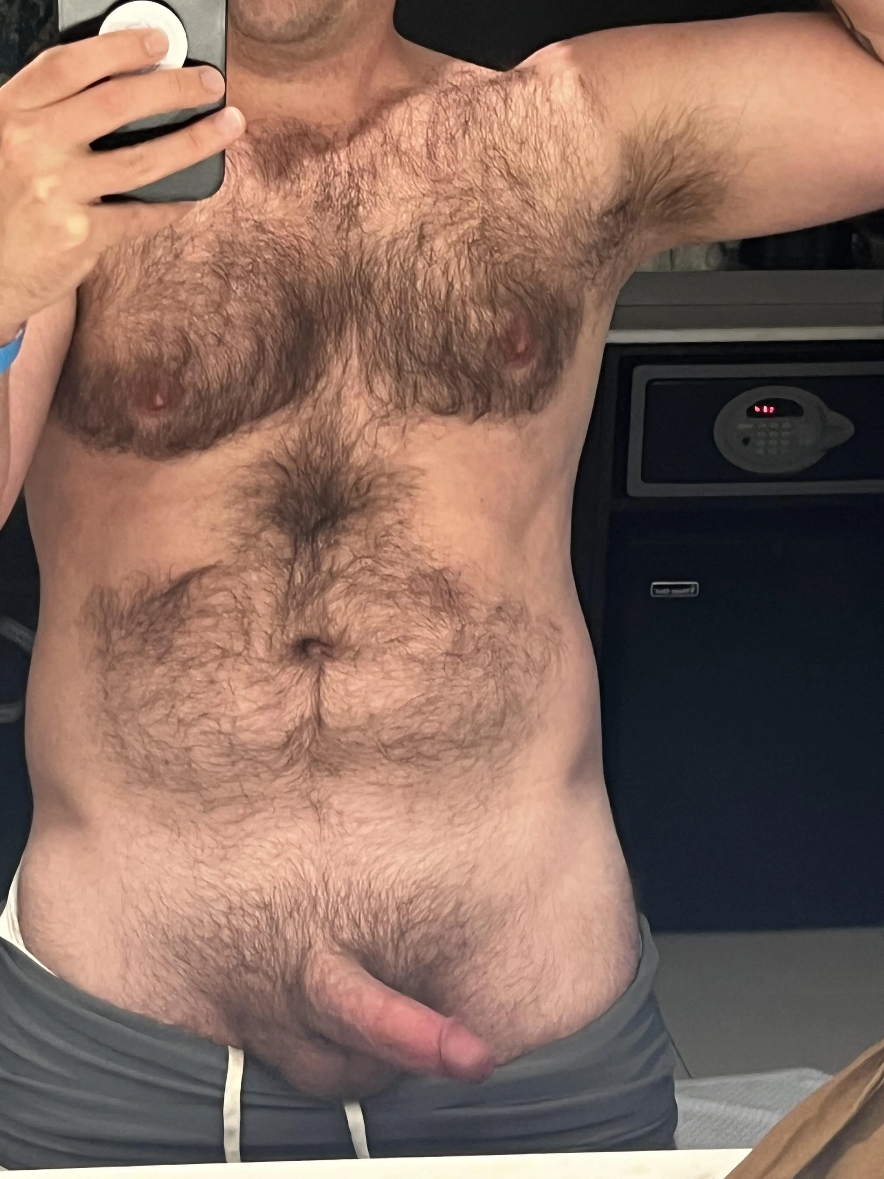 The hair goes from my pits all the way down