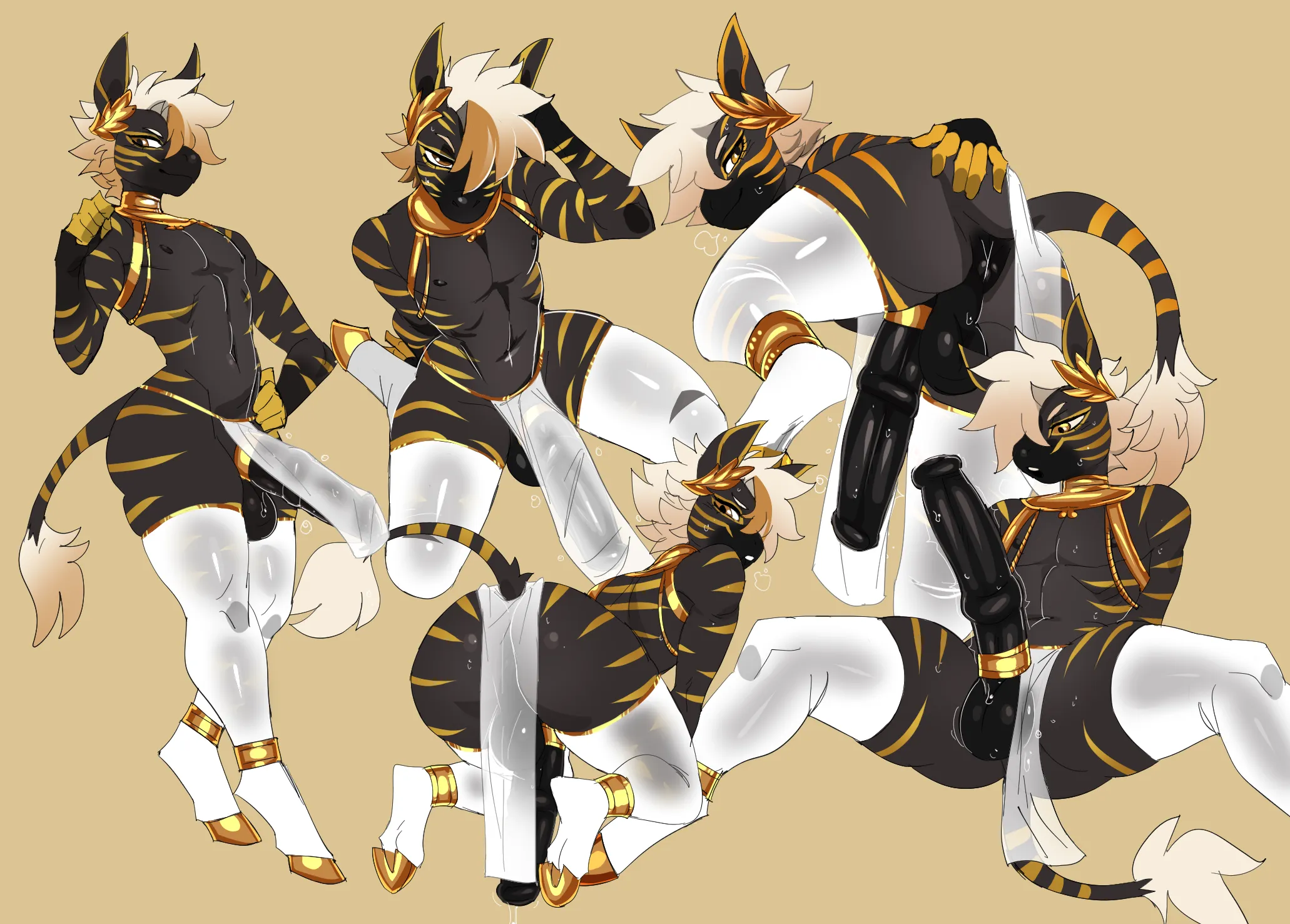 This translucent fabric hides almost nothing O///O (art by Kippy)