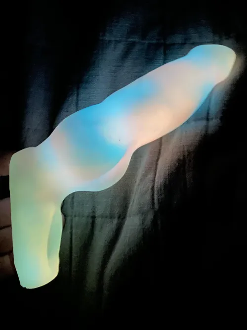 Wandering Bard Dire Wolf Sheath Glowing in the Dark