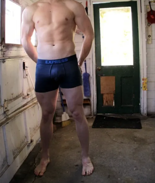 Wanna strip in the garage?