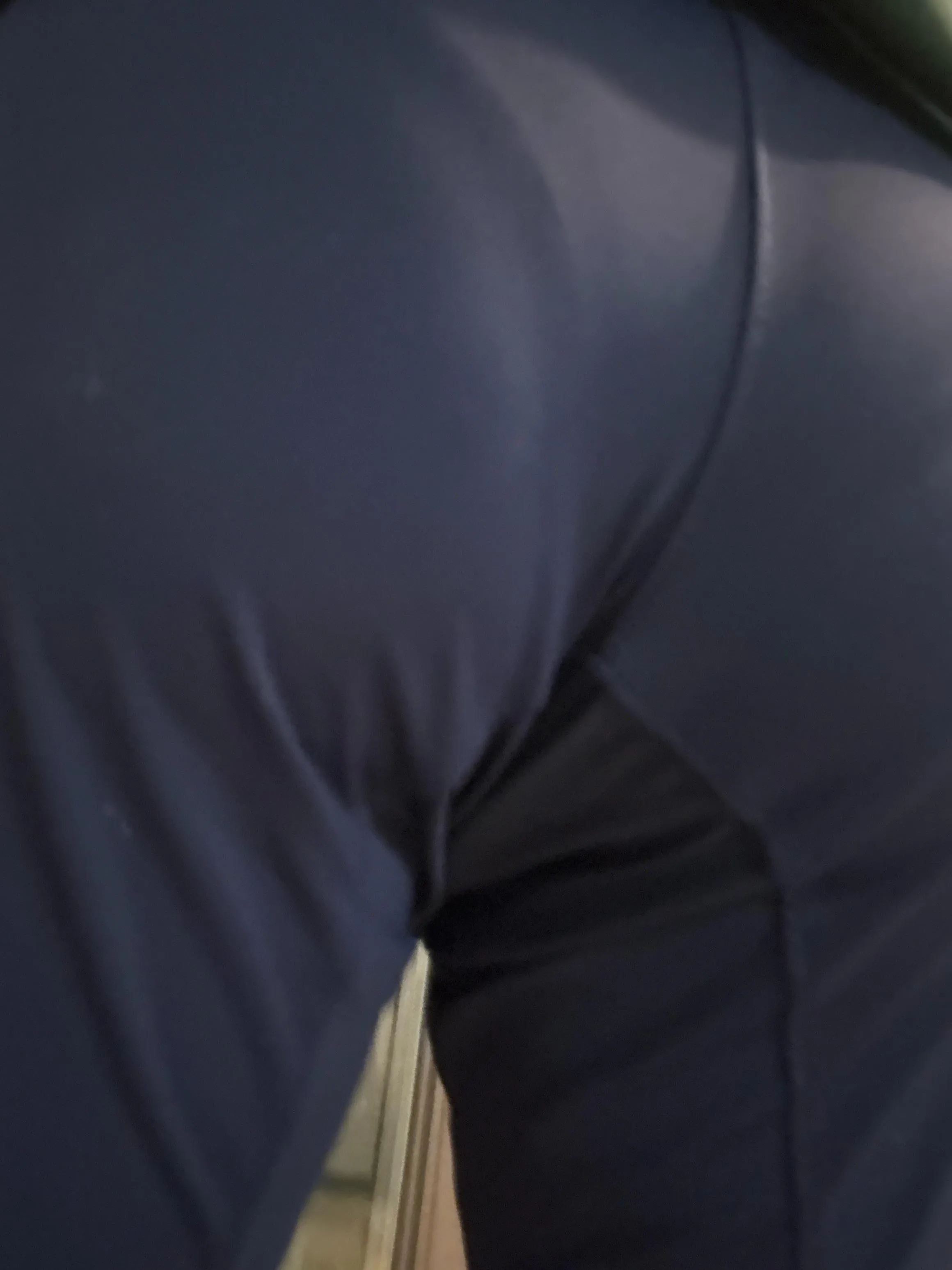 Are this sissy’s panty lines visible? 😳