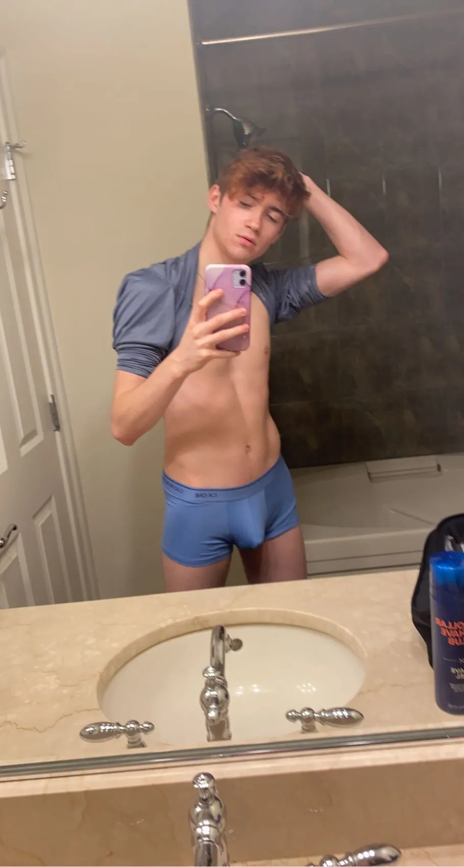 Back from my workout, who wants to join me in the shower?