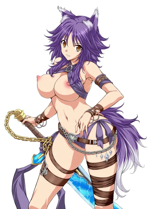 Makoto accidentally freeing her boobs