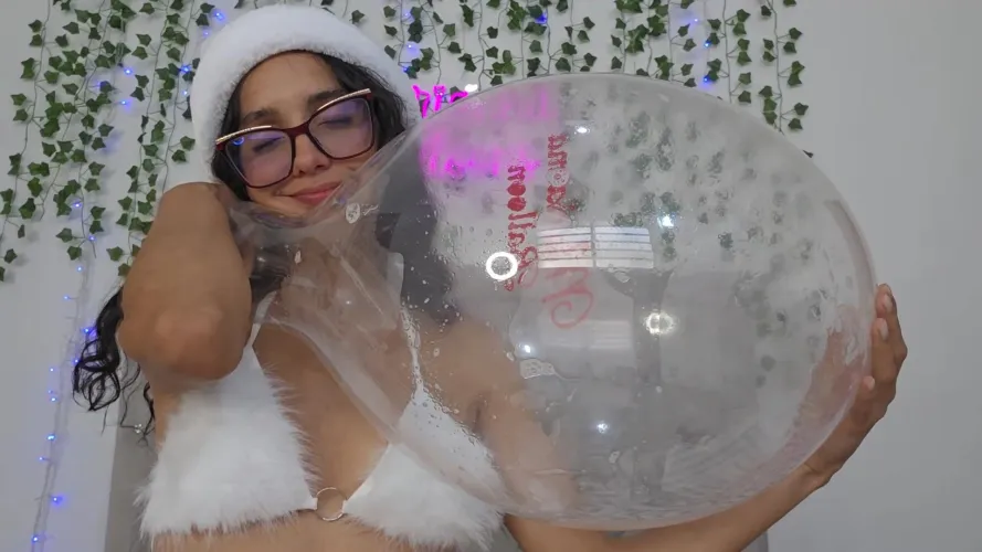 Saliva and inflation with my glass balloon