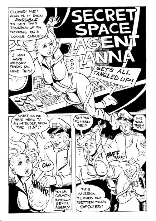 Space agent Anna always gets in trouble