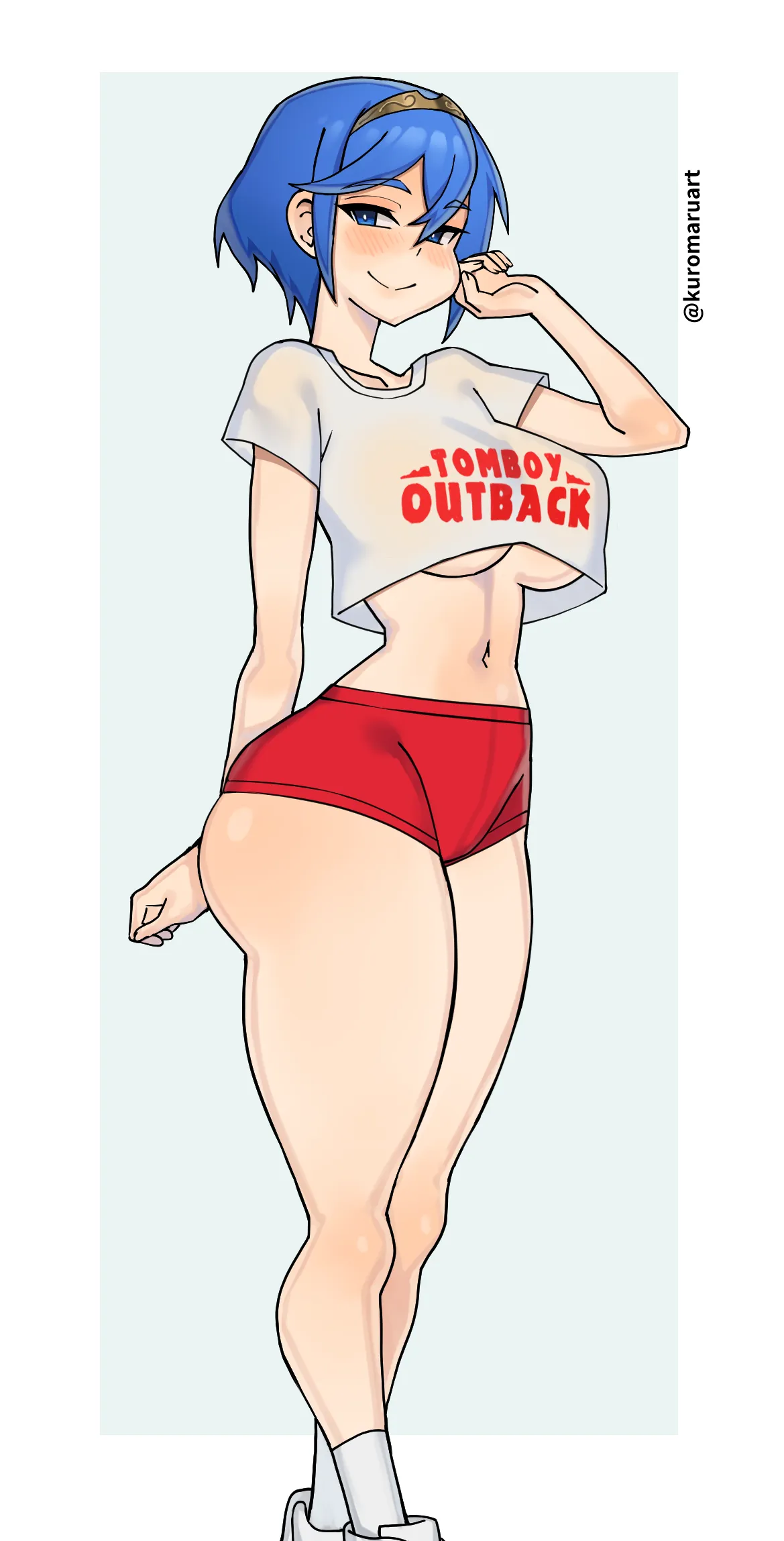 Tomboy Outback Masked Marth (kuromaruart)