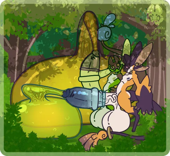 Two Enigmas Pissing in the Woods [MM] (kokoro-DOLL)