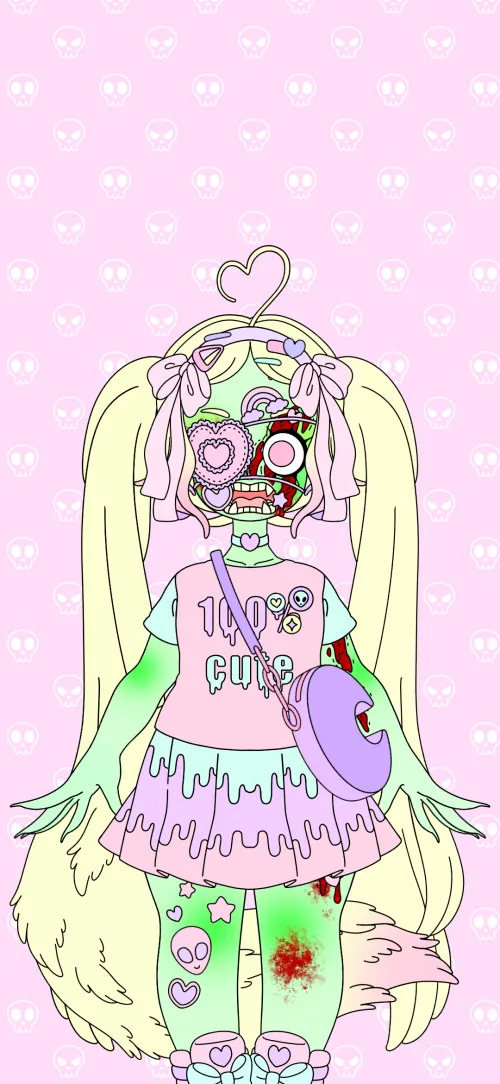 Wha chu do if I was a zombie, daddy?🥺🎀🧟‍♀️💕💋